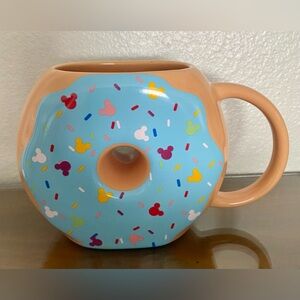 Disney Store Donut Shaped Mug with Mikey Mouse and Sprinkles